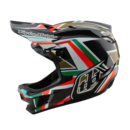 MTB-Helm TROY LEE DESIGNS D4 CARBON MIPS Frames Schwarz/Gold