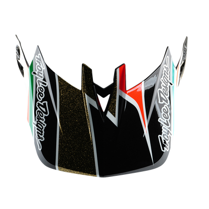 MTB-Helm TROY LEE DESIGNS D4 CARBON MIPS Frames Schwarz/Gold