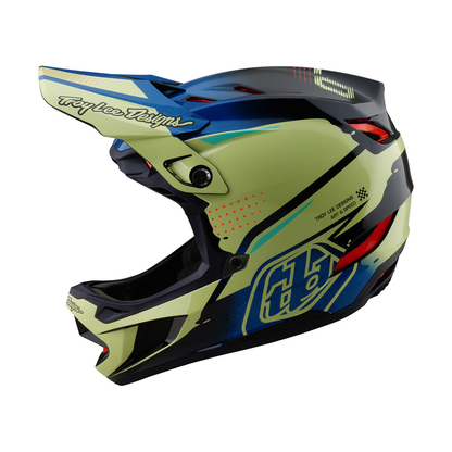 MTB-Helm TROY LEE DESIGNS D4 COMPOSITE MIPS Drip Gelb