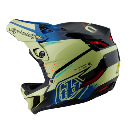 MTB-Helm TROY LEE DESIGNS D4 COMPOSITE MIPS Drip Gelb