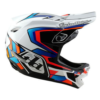 MTB-Helm TROY LEE DESIGNS D4 COMPOSITE MIPS FRAMES Weiß/Grau