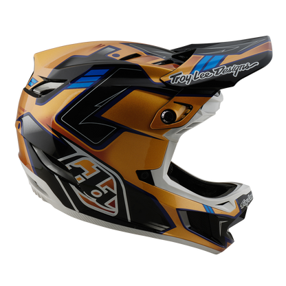 MTB-Helm TROY LEE DESIGNS D4 COMPOSITE MIPS ROYALTY Schwarz/Gold