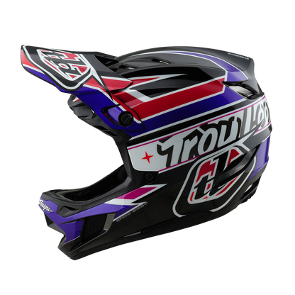 MTB-Helm TROY LEE DESIGNS D4 POLYACRYLITE MIPS LINEAR Schwarz