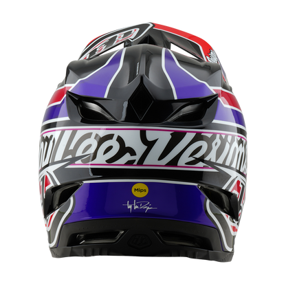 MTB-Helm TROY LEE DESIGNS D4 POLYACRYLITE MIPS LINEAR Schwarz
