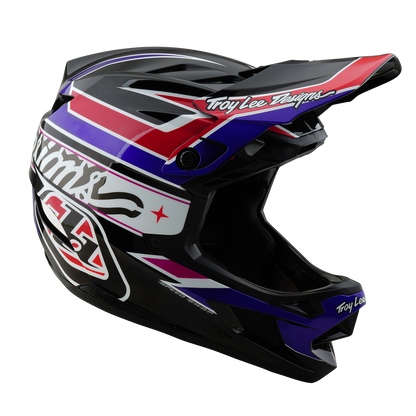 MTB-Helm TROY LEE DESIGNS D4 POLYACRYLITE MIPS LINEAR Schwarz