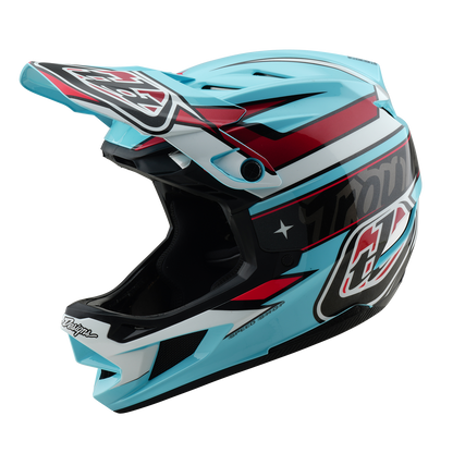 MTB-Helm TROY LEE DESIGNS D4 POLYACRYLITE MIPS LINEAR Blau