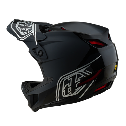 MTB-Helm TROY LEE DESIGNS D4 POLYACRYLITE MIPS SHADOW Schwarz