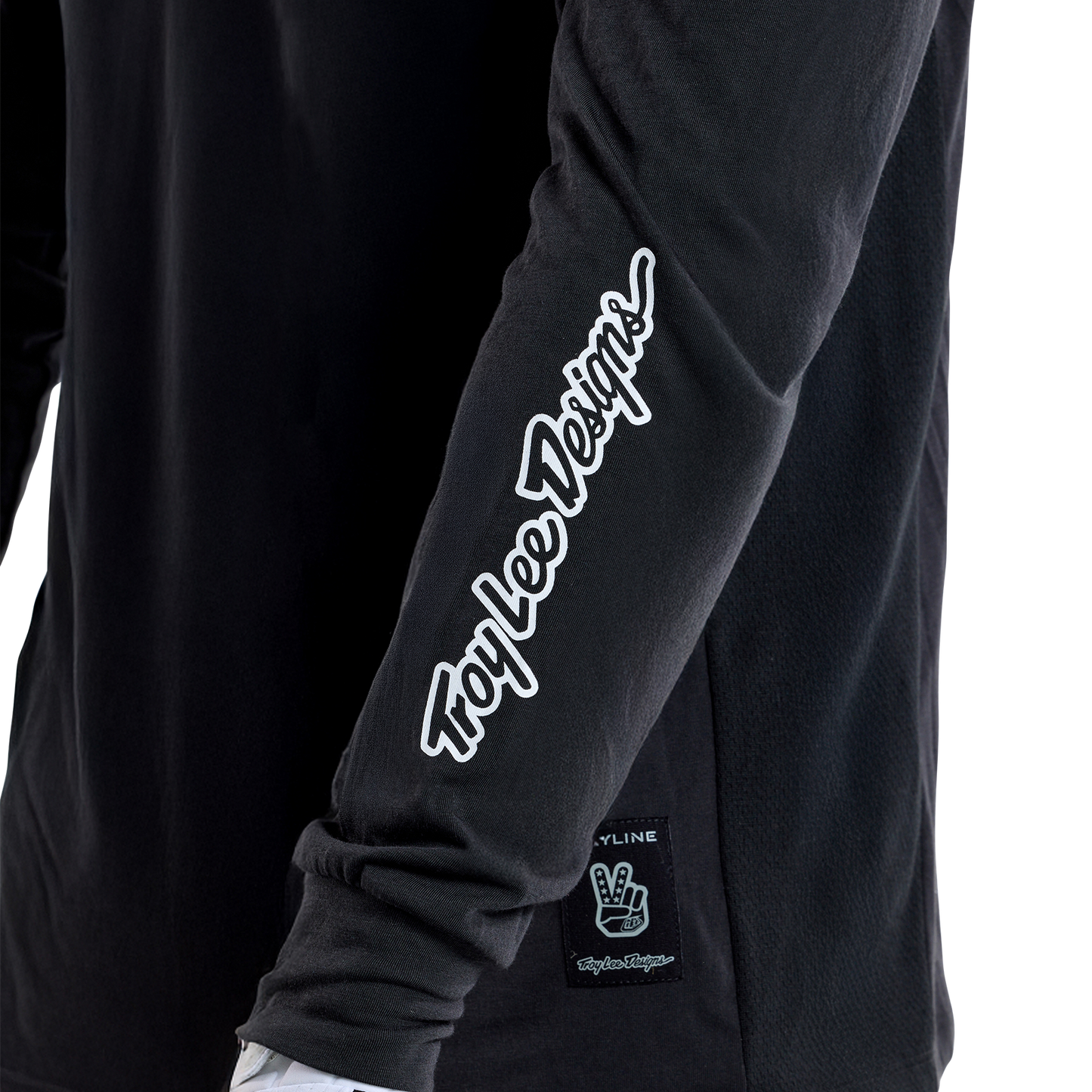 TROY LEE DESIGNS SKYLINE RIDE TEE SIGNATURE Langarmtrikot Schwarz 2025