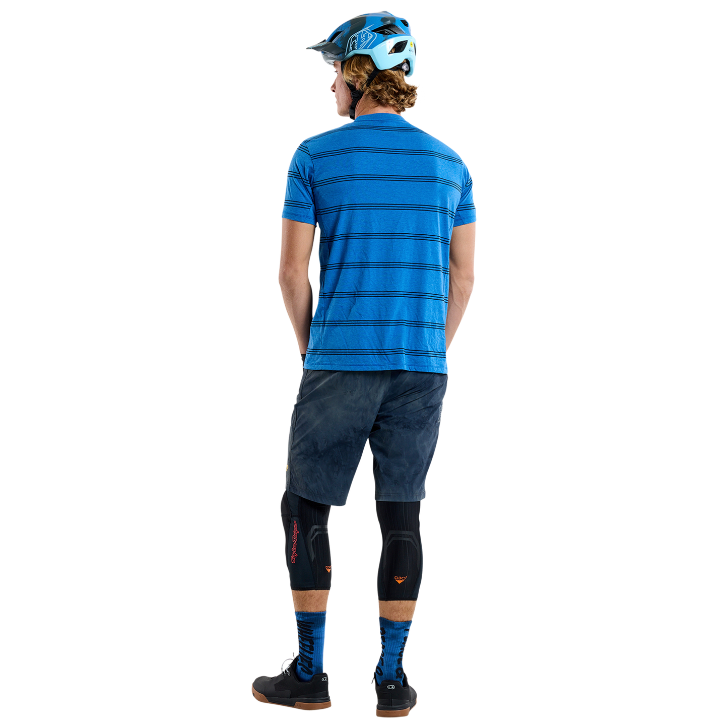 TROY LEE DESIGNS SKYLINE RIDE TEE WASH OUT Kurzarmtrikot Blau 2025