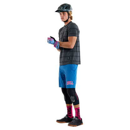 Trikot TROY LEE DESIGNS SKYLINE RIDE TEE WASH OUT Kurzarm Grau