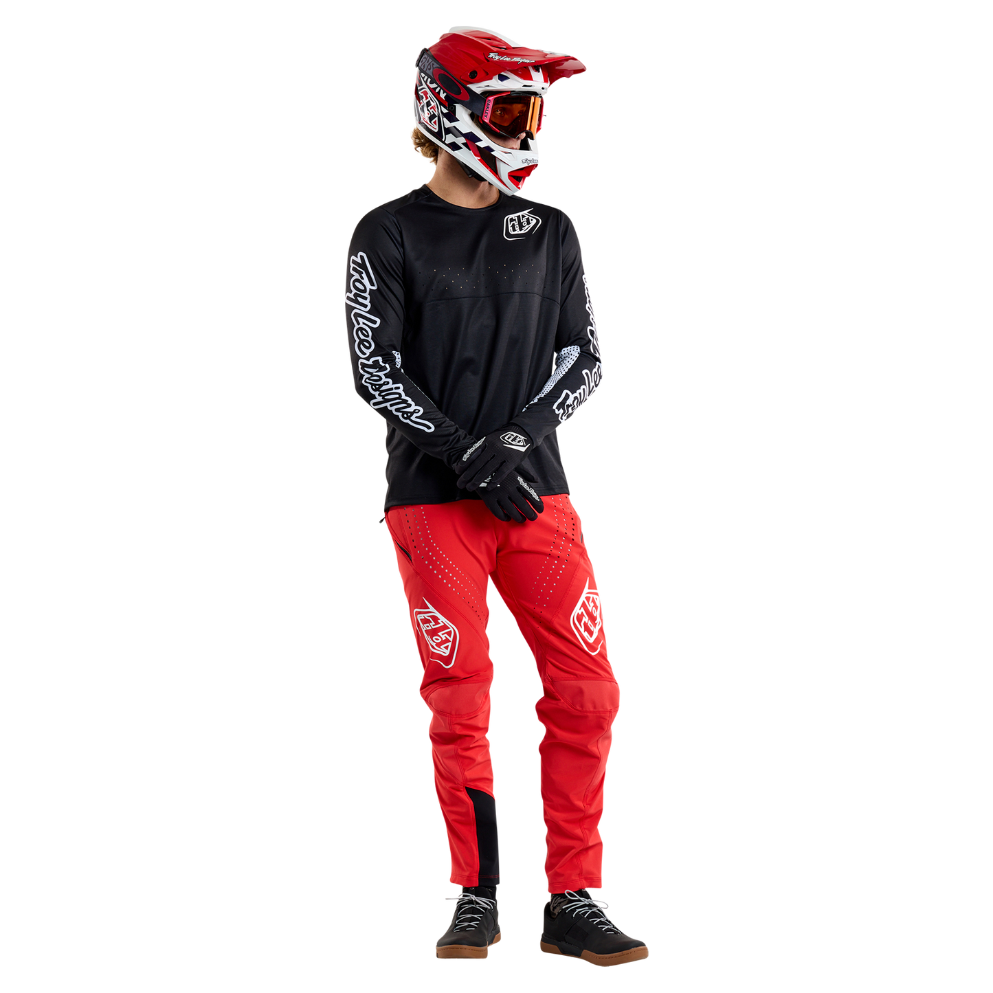 TROY LEE DESIGNS SPRINT Langarmtrikot Schwarz