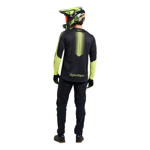 TROY LEE DESIGNS SPRINT Langarmtrikot Schwarz/Gelb