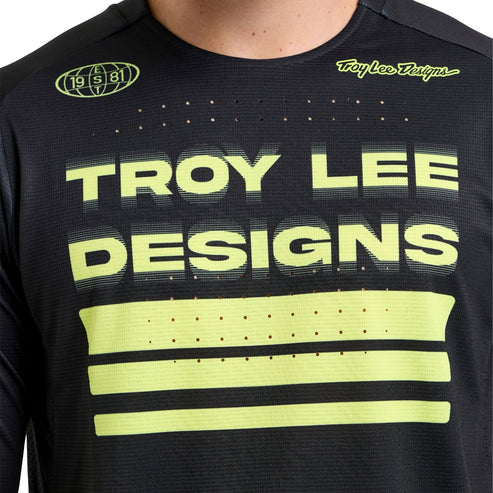 TROY LEE DESIGNS SPRINT Langarmtrikot Schwarz/Gelb