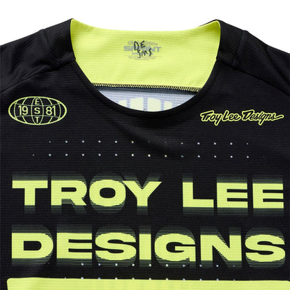 Trikot TROY LEE DESIGNS SPRINT Langarm Schwarz/Gelb