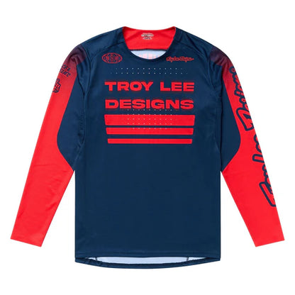 Trikot TROY LEE DESIGNS SPRINT Lange Ärmel Blau/Rot