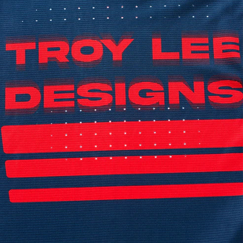 TROY LEE DESIGNS SPRINT Langarm Trikot Blau/Rot