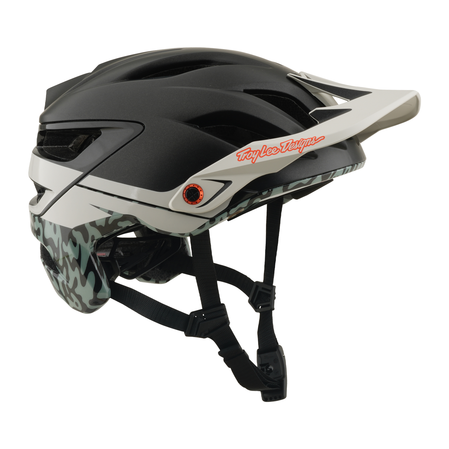 MTB-Helm TROY LEE DESIGNS A3 MIPS HALO PUMICE Charcoal/Weiß