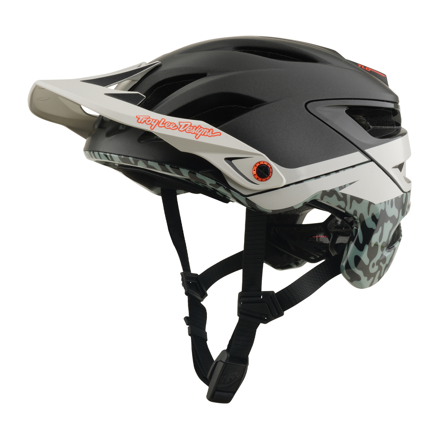MTB-Helm TROY LEE DESIGNS A3 MIPS HALO PUMICE Charcoal/Weiß