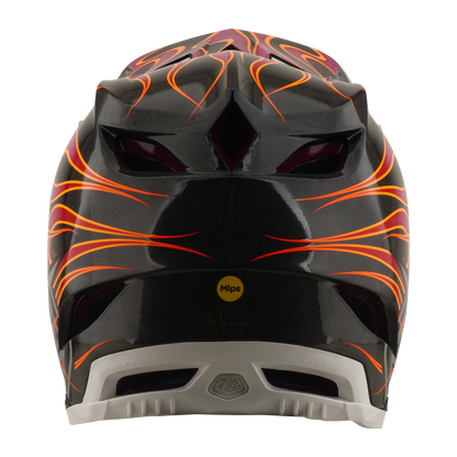 MTB-Helm TROY LEE DESIGNS D4 CARBON MIPS Torched Carbon/Magenta
