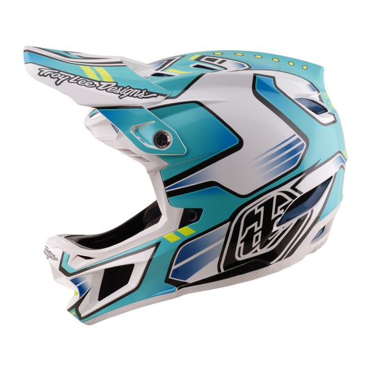 MTB-Helm TROY LEE DESIGNS D4 COMPOSITE MIPS CREST REAL Grün