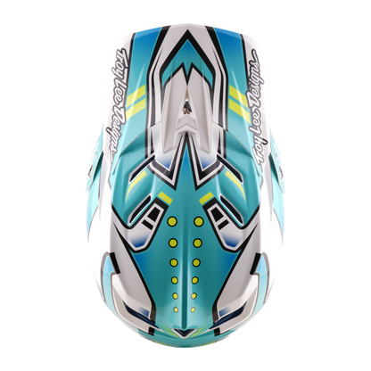 MTB-Helm TROY LEE DESIGNS D4 COMPOSITE MIPS CREST REAL Grün