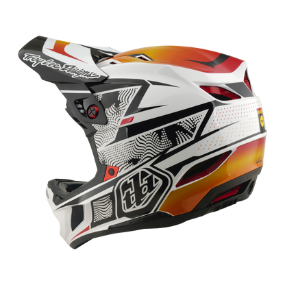 MTB-Helm TROY LEE DESIGNS D4 COMPOSITE MIPS LINED UP Weiß