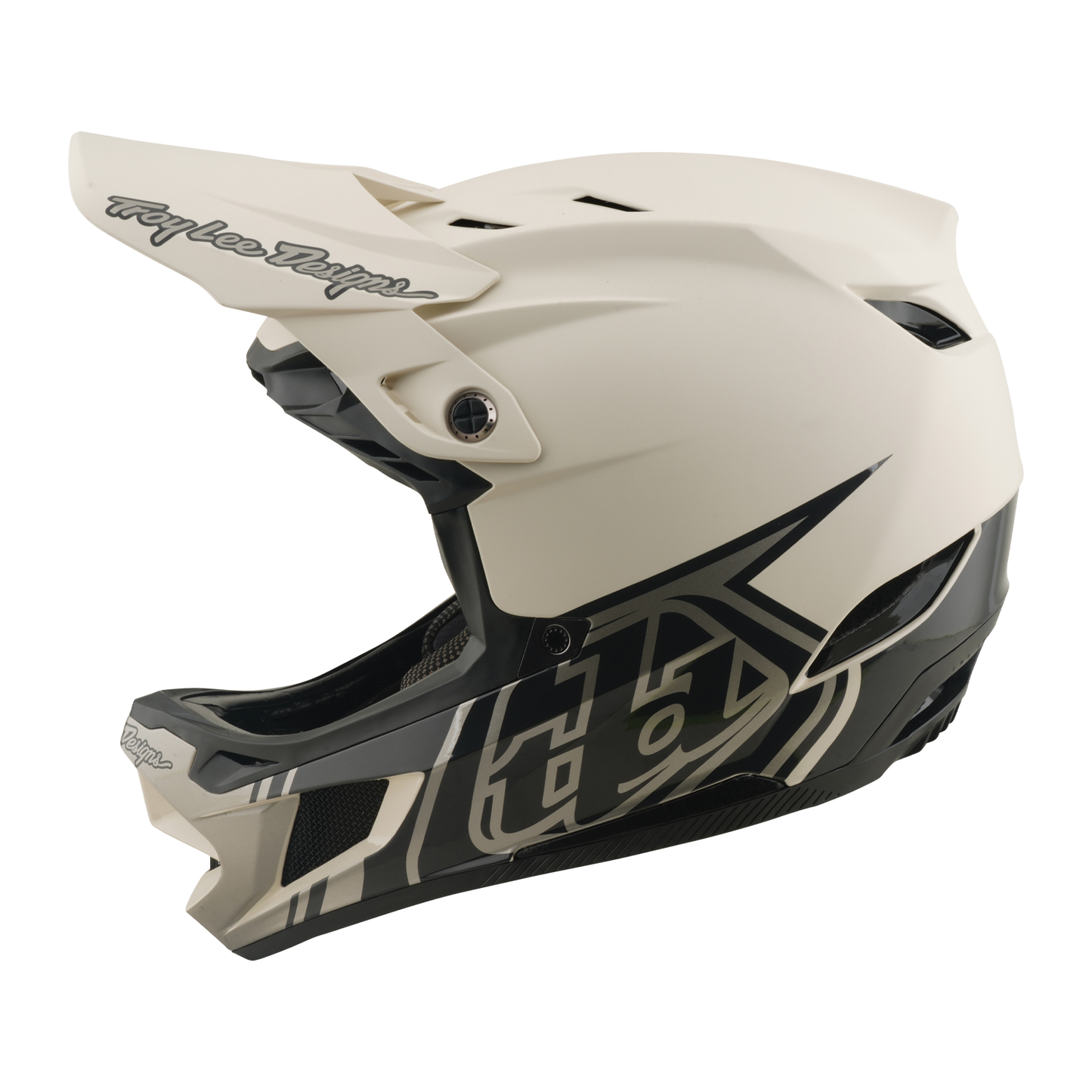 MTB-Helm TROY LEE DESIGNS D4 COMPOSITE MIPS STEALTH PUMICE Weiß