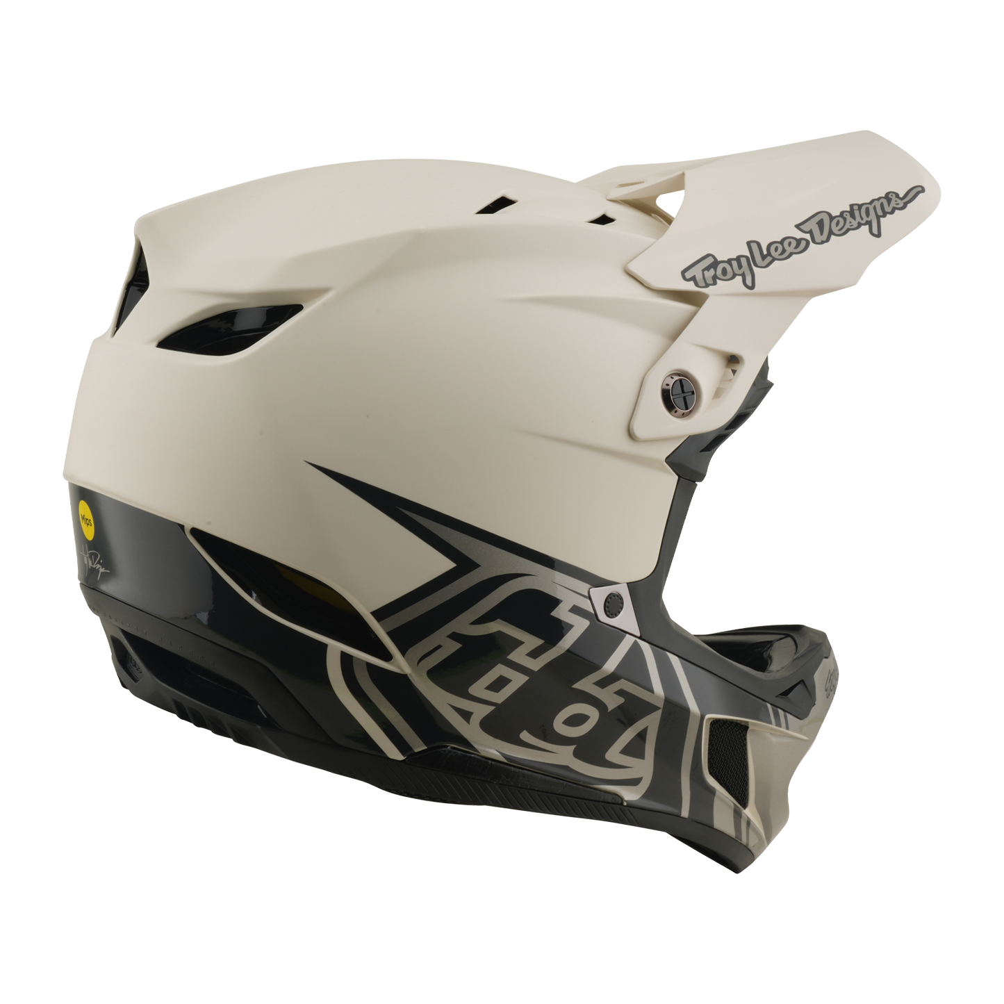 MTB-Helm TROY LEE DESIGNS D4 COMPOSITE MIPS STEALTH PUMICE Weiß