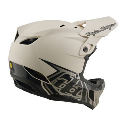 MTB-Helm TROY LEE DESIGNS D4 COMPOSITE MIPS STEALTH PUMICE Weiß