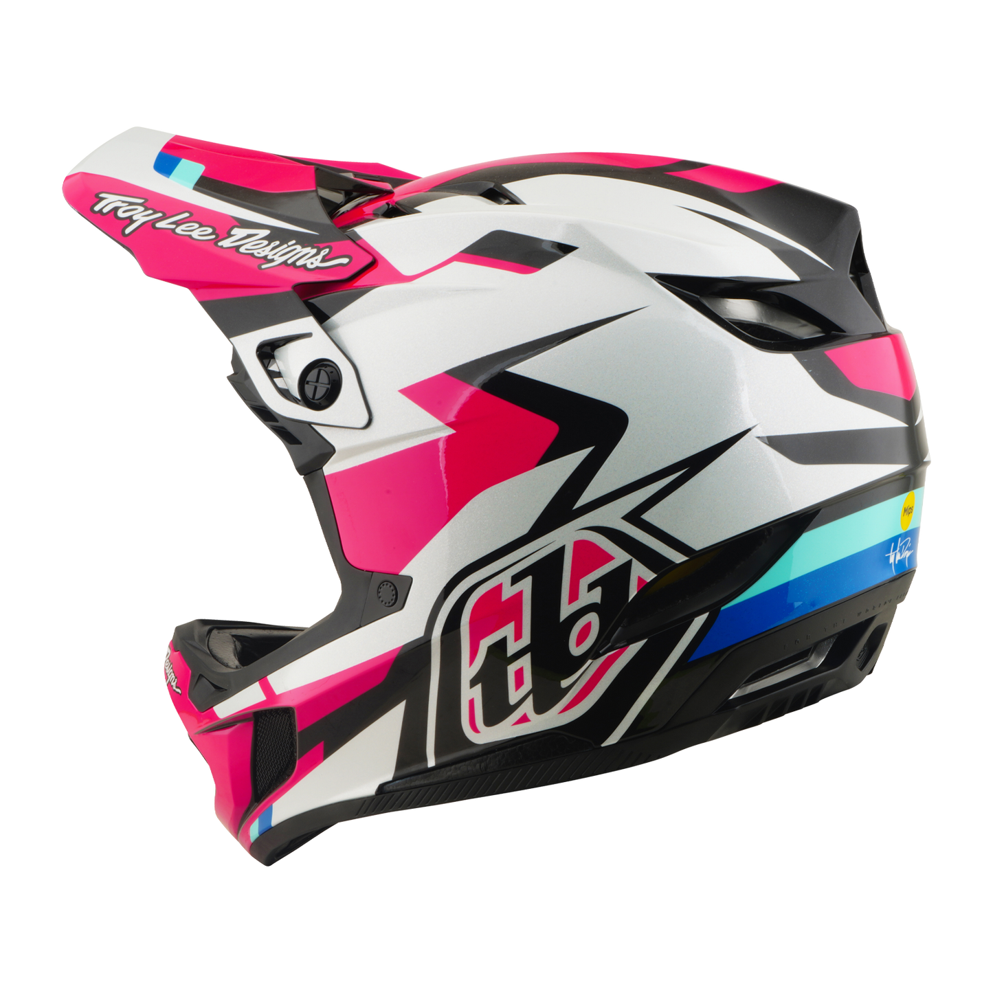 MTB-Helm TROY LEE DESIGNS D4 POLYACRYLITE MIPS ROAMER Magenta