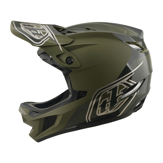 MTB-Helm TROY LEE DESIGNS D4 POLYACRYLITE MIPS SHADOW BEETLE Khaki