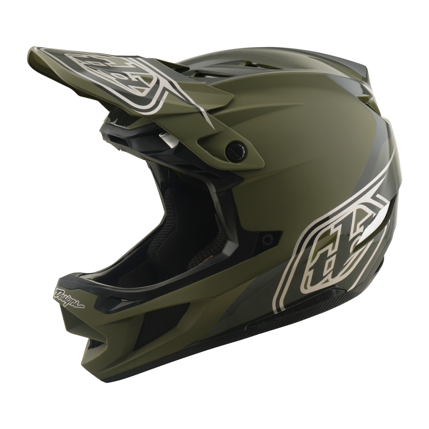 MTB-Helm TROY LEE DESIGNS D4 POLYACRYLITE MIPS SHADOW BEETLE Khaki