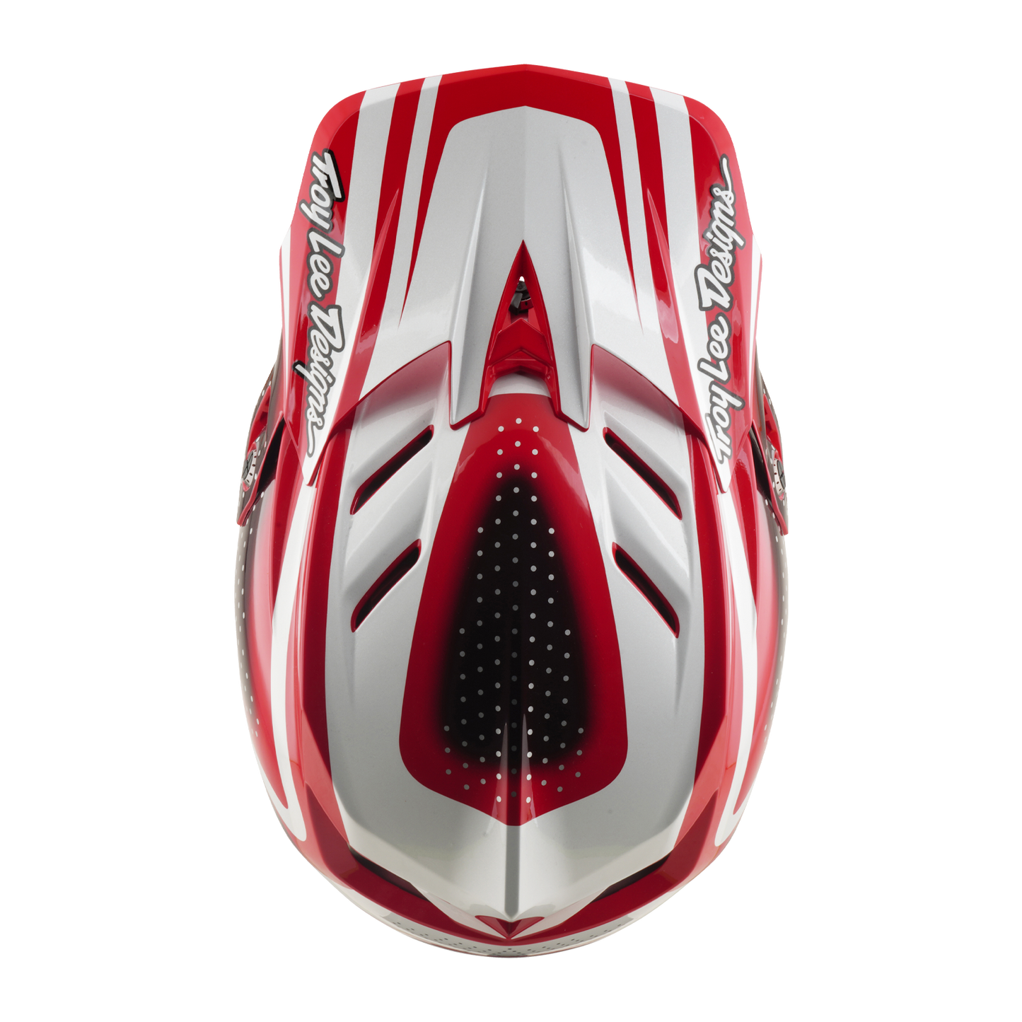 MTB-Helm TROY LEE DESIGNS D4 POLYACRYLITE MIPS THE LINE Rot/Weiß