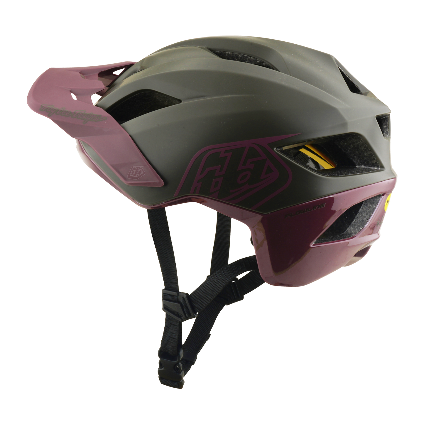 MTB-Helm TROY LEE DESIGNS FLOWLINE POINT MIPS Grau/Pflaume