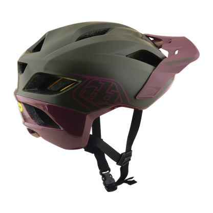 MTB-Helm TROY LEE DESIGNS FLOWLINE POINT MIPS Grau/Pflaume
