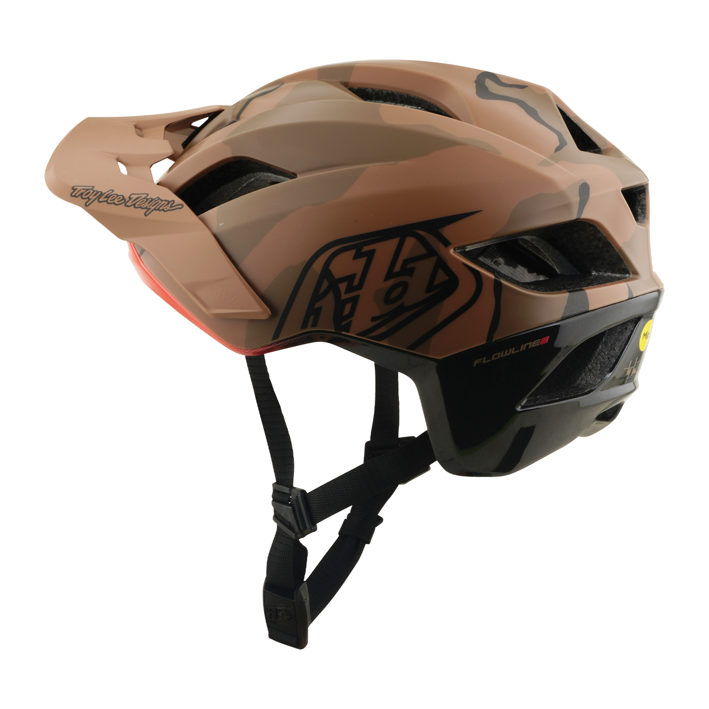 Mountainbike-Helm TROY LEE DESIGNS FLOWLINE SE MIPS SIENNA Camo