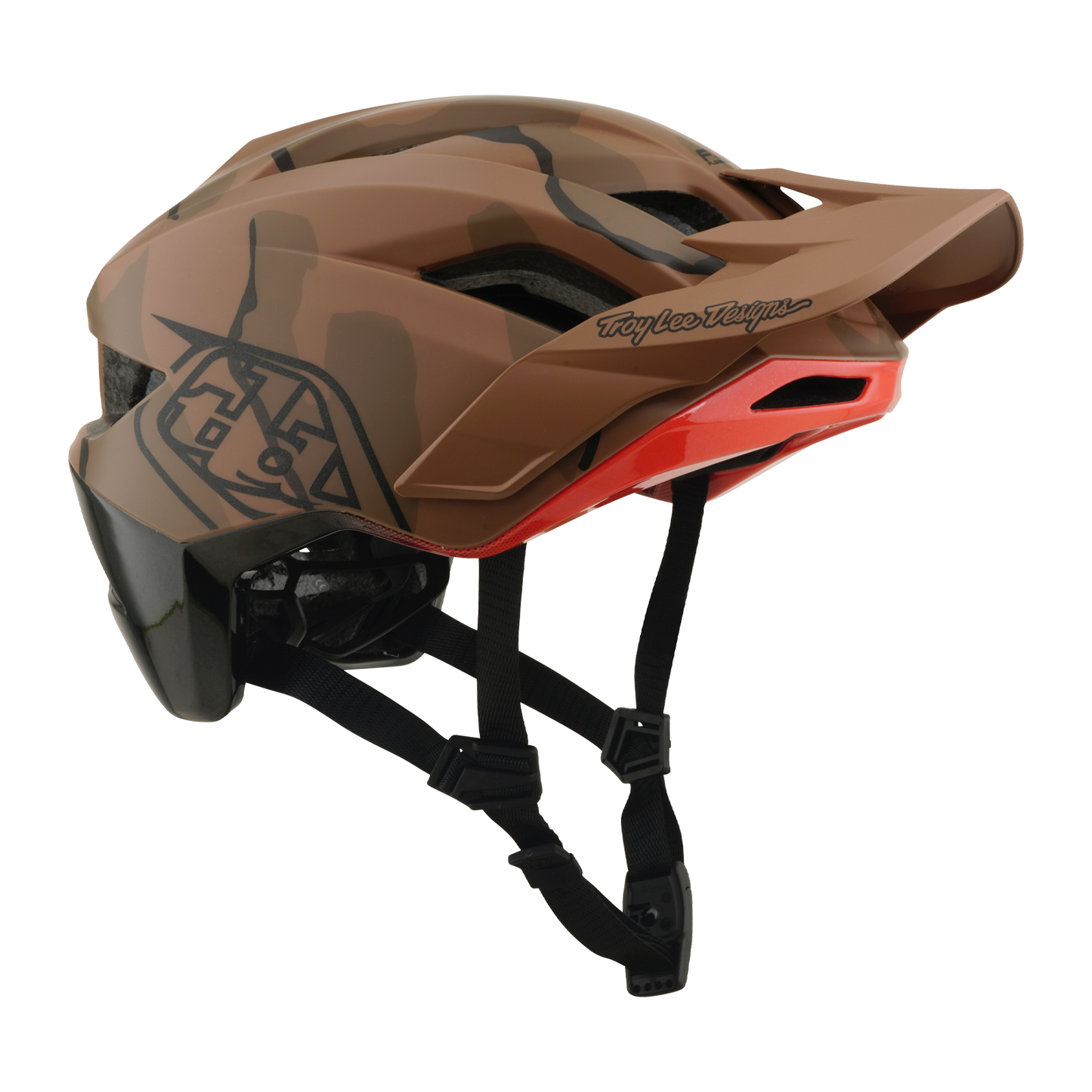 Mountainbike-Helm TROY LEE DESIGNS FLOWLINE SE MIPS SIENNA Camo