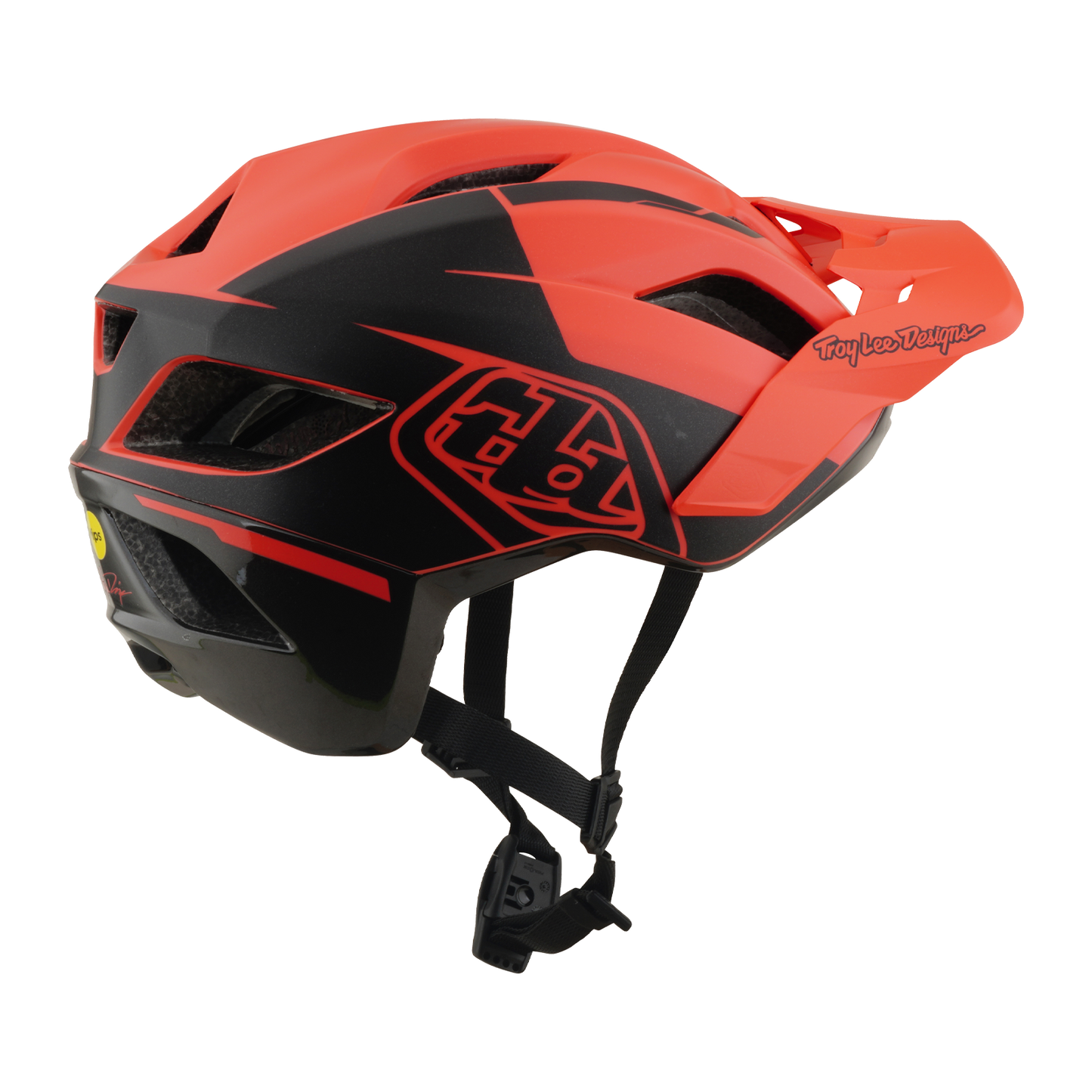 MTB-Helm TROY LEE DESIGNS FLOWLINE SE MIPS HYDRO Koralle/Charcoal