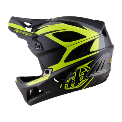 MTB-Helm TROY LEE DESIGNS STAGE 2 HIGH VIZ Anthrazit/Gelb