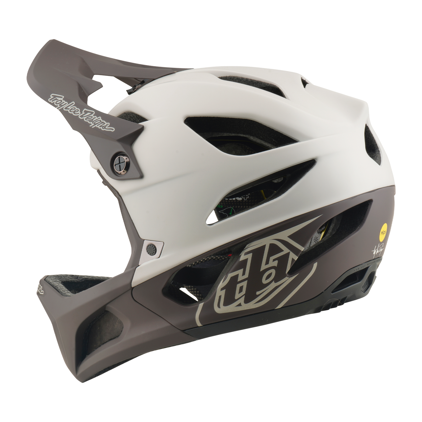 MTB-Helm TROY LEE DESIGNS STAGE MIPS DRONE PUMICE Weiß