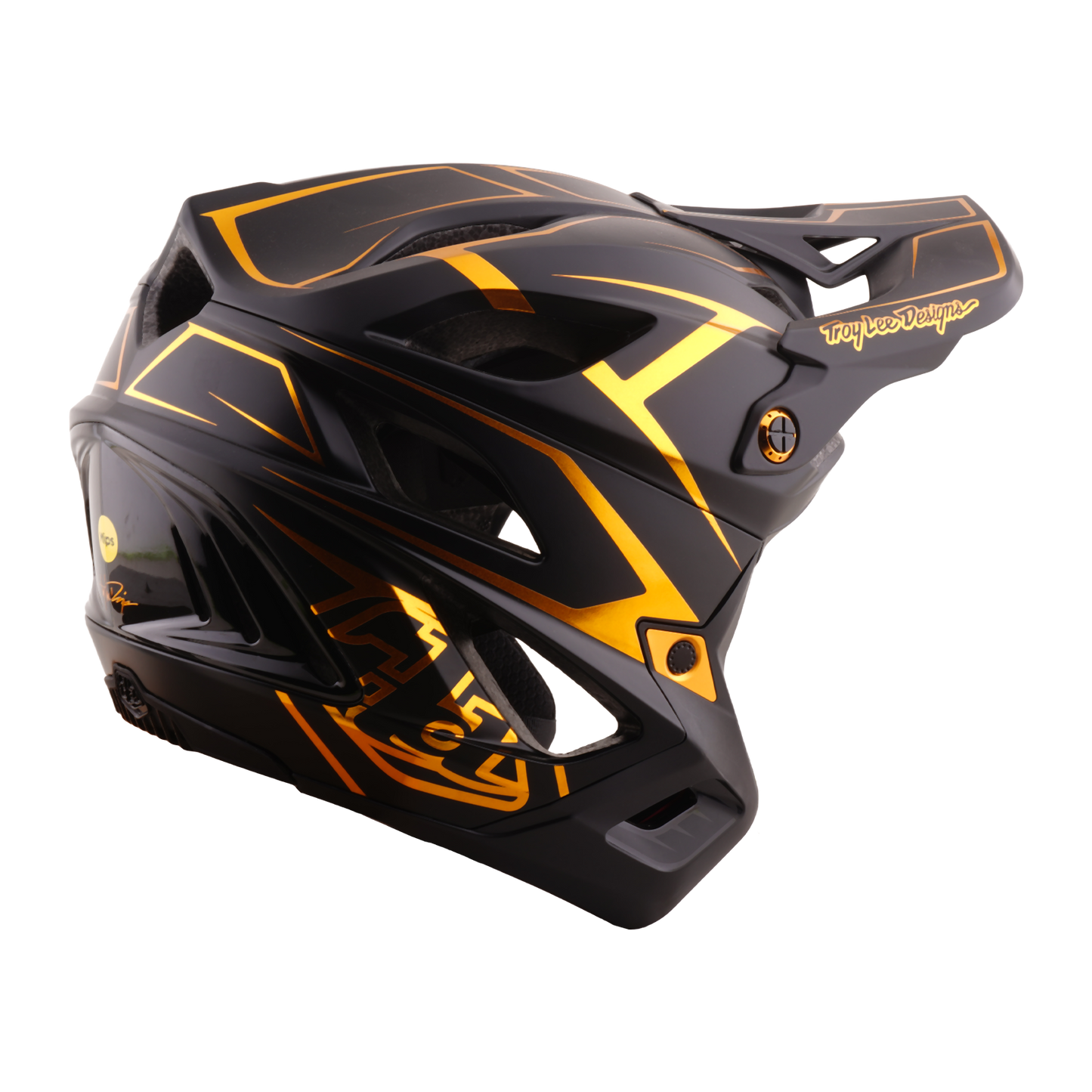 MTB-Helm TROY LEE DESIGNS STAGE STUNT PINSTRIPE Schwarz