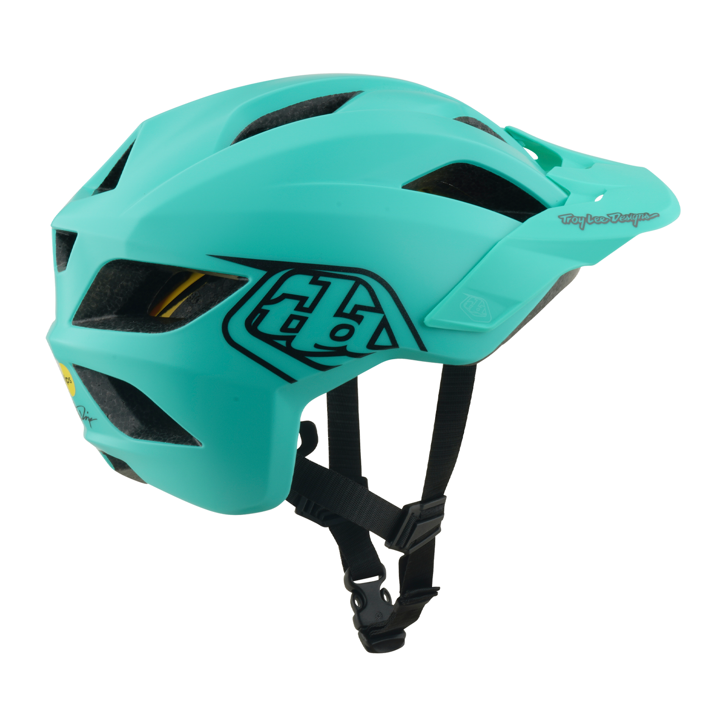 MTB-Helm TROY LEE DESIGNS FLOWLINE POINT MIPS Junior Charcoal/Grün