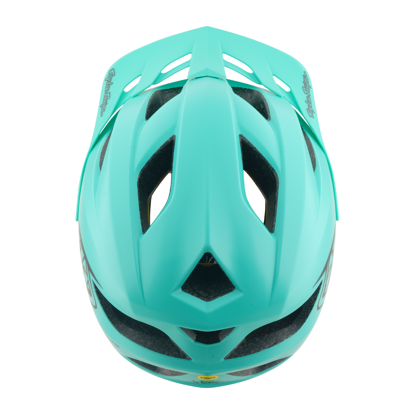 MTB-Helm TROY LEE DESIGNS FLOWLINE POINT MIPS Junior Charcoal/Grün