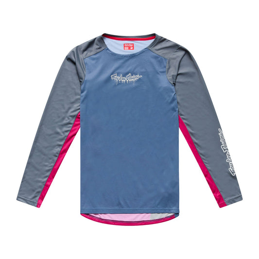 TROY LEE DESIGNS SKYLINE PRO DESCEND Langarmtrikot Slate