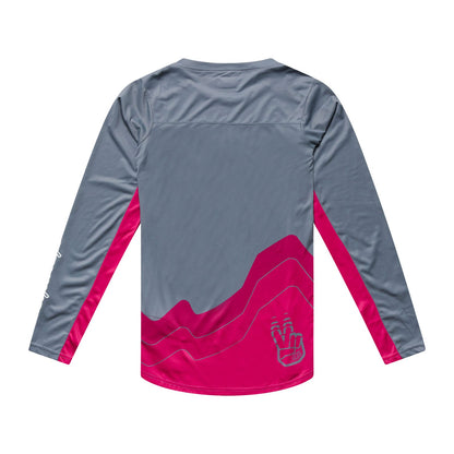 TROY LEE DESIGNS SKYLINE PRO DESCEND Langarmtrikot Slate