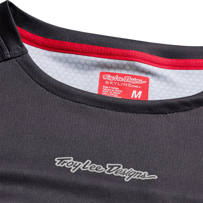 Langarmtrikot TROY LEE DESIGNS SKYLINE CHILL SWITCHBACK in Carbon