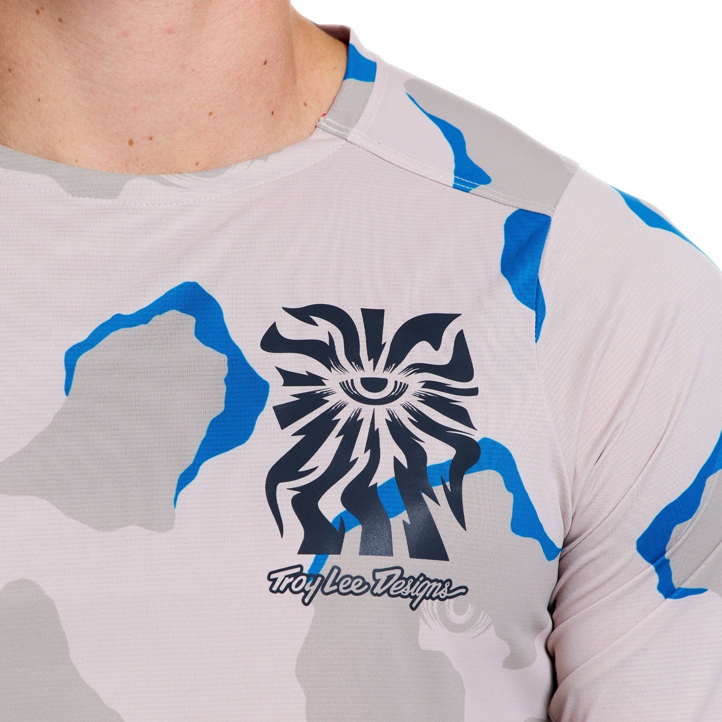 TROY LEE DESIGNS SKYLINE PRO FLOW CAMO Langarmtrikot Pumice