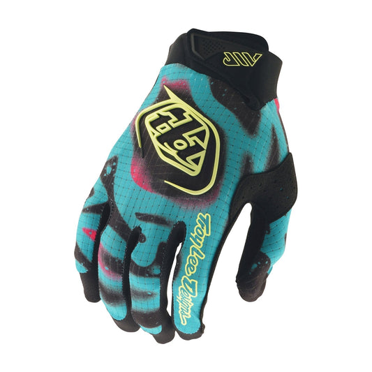 Handschuhe TROY LEE DESIGNS AIR MEMBRANE Schwarz/Gelb
