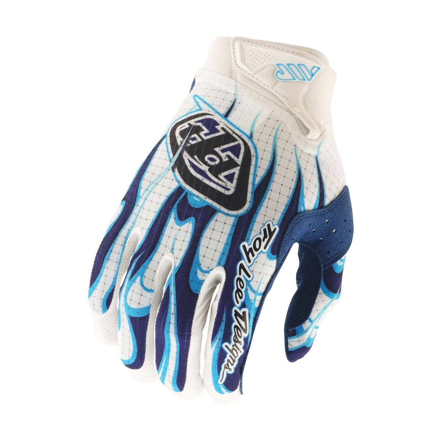 Handschuhe TROY LEE DESIGNS AIR TORCHED Weiß/Blau