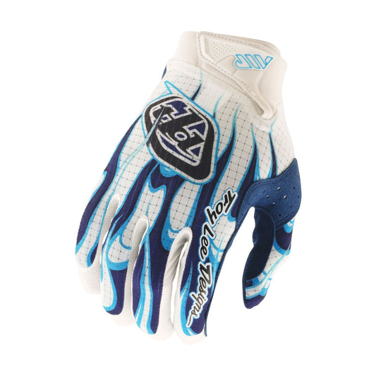 Handschuhe TROY LEE DESIGNS AIR TORCHED Weiß/Blau
